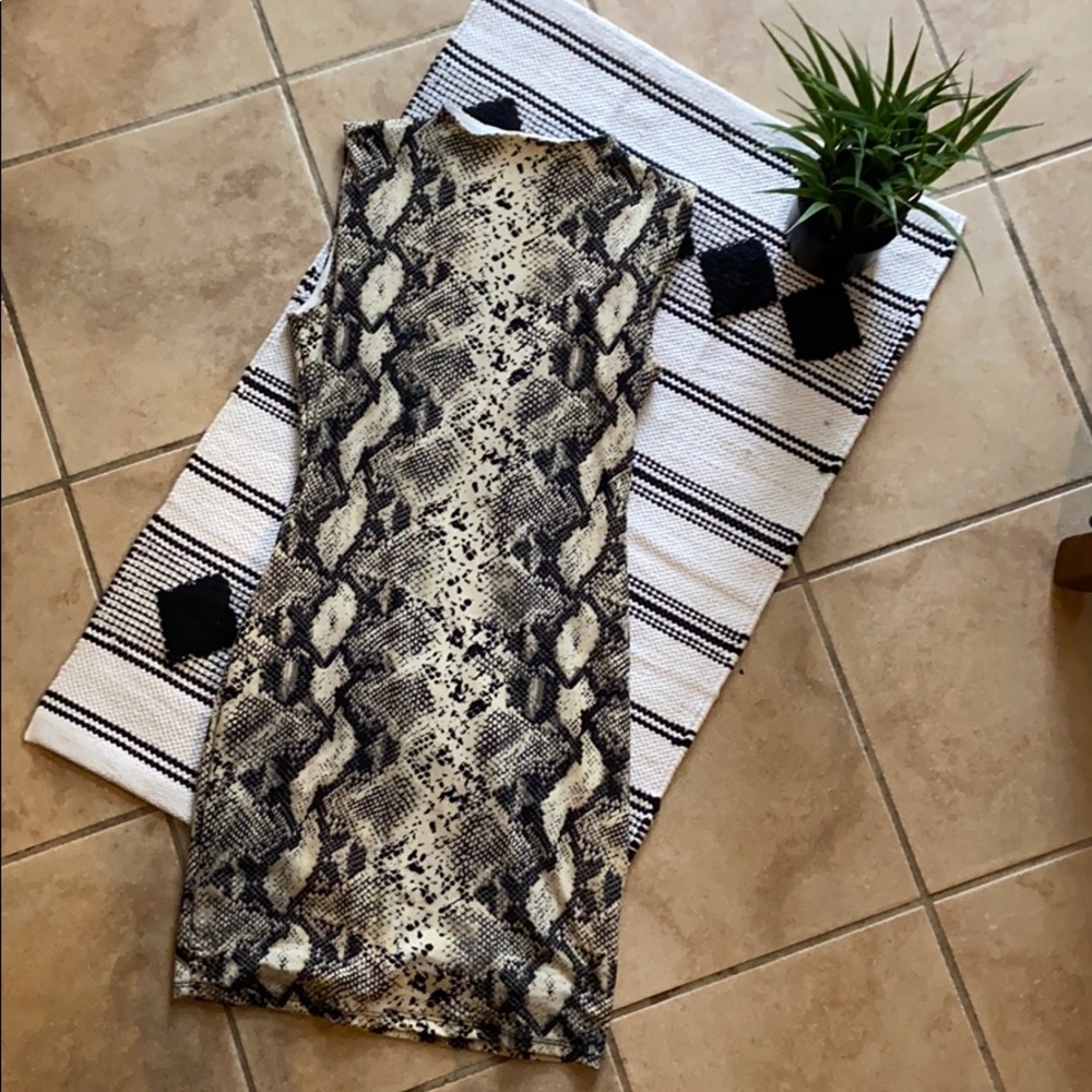 Snake Skin Dress
